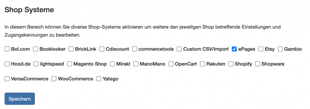 Aktivierung ePages (1&1- und Strato)