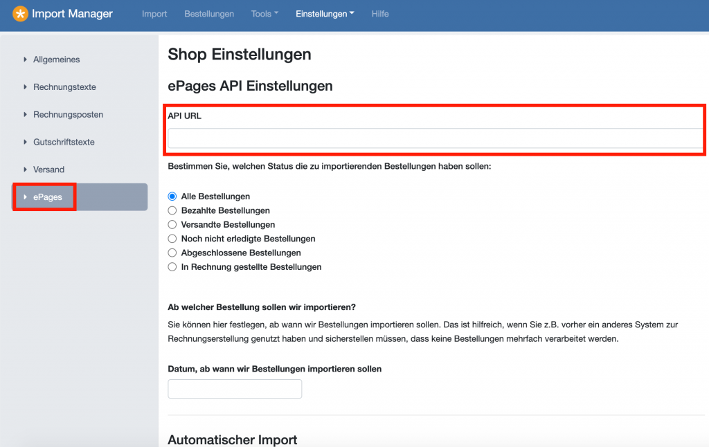 1&1- und Strato Einstellungen