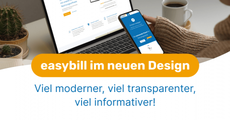 Neues Design für easybill