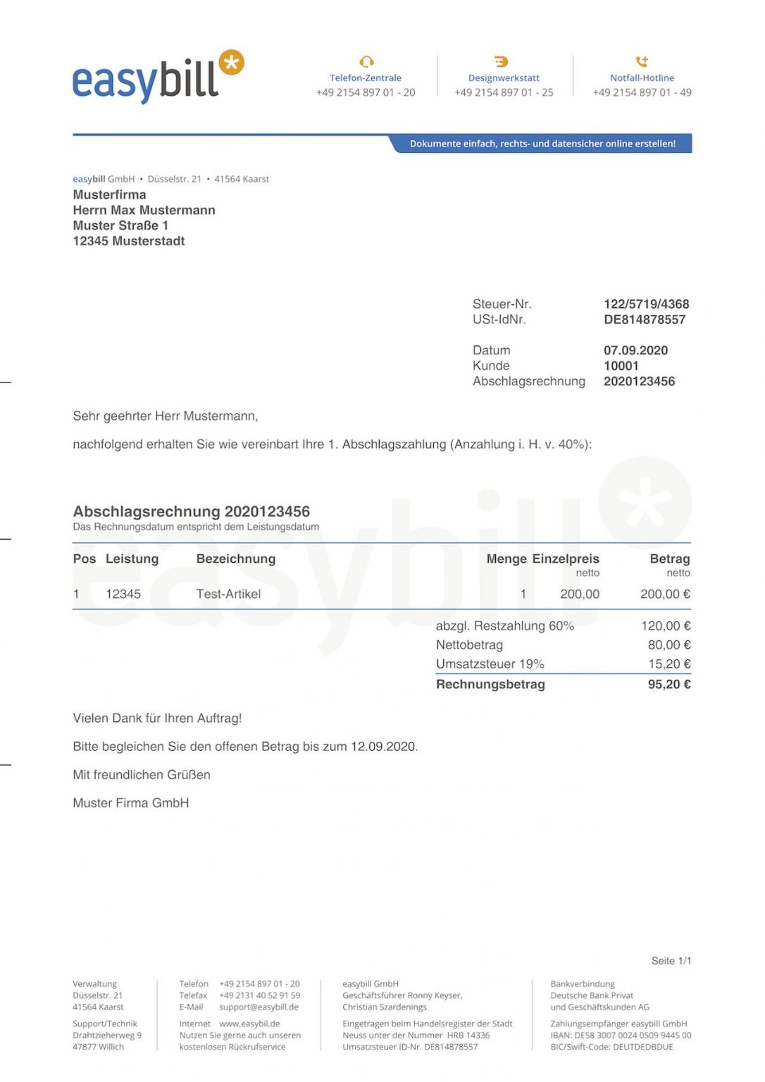Handwerker-Rechnungen, die Ihnen den Alltag erleichtern