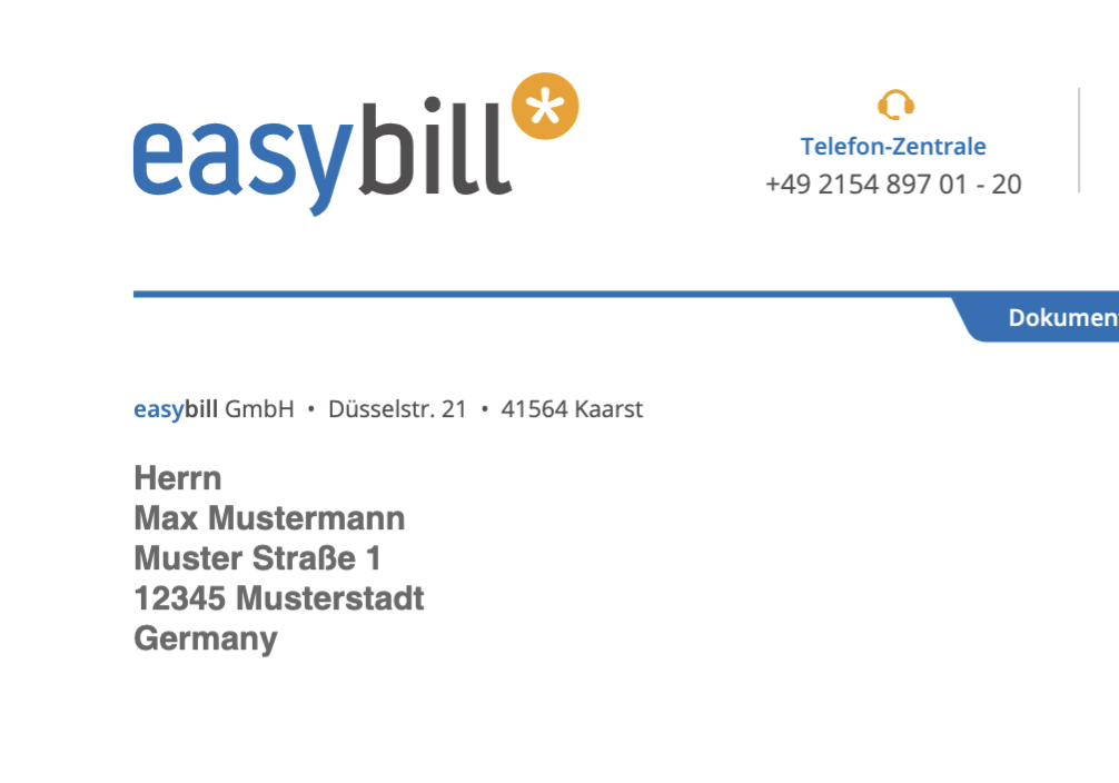 Rechnungsadresse