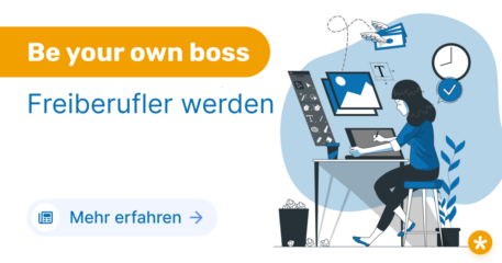 Be your own boss: Freiberufler werden. Mehr erfahren.