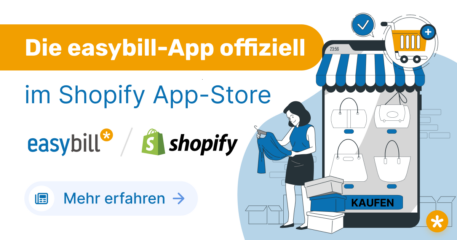 easybill für automatische Rechnugnserstellung im shopify app store