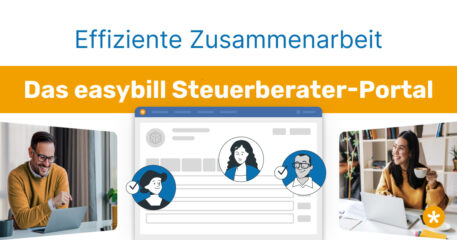 Headerbild für das easybill Steuerberater-Portal