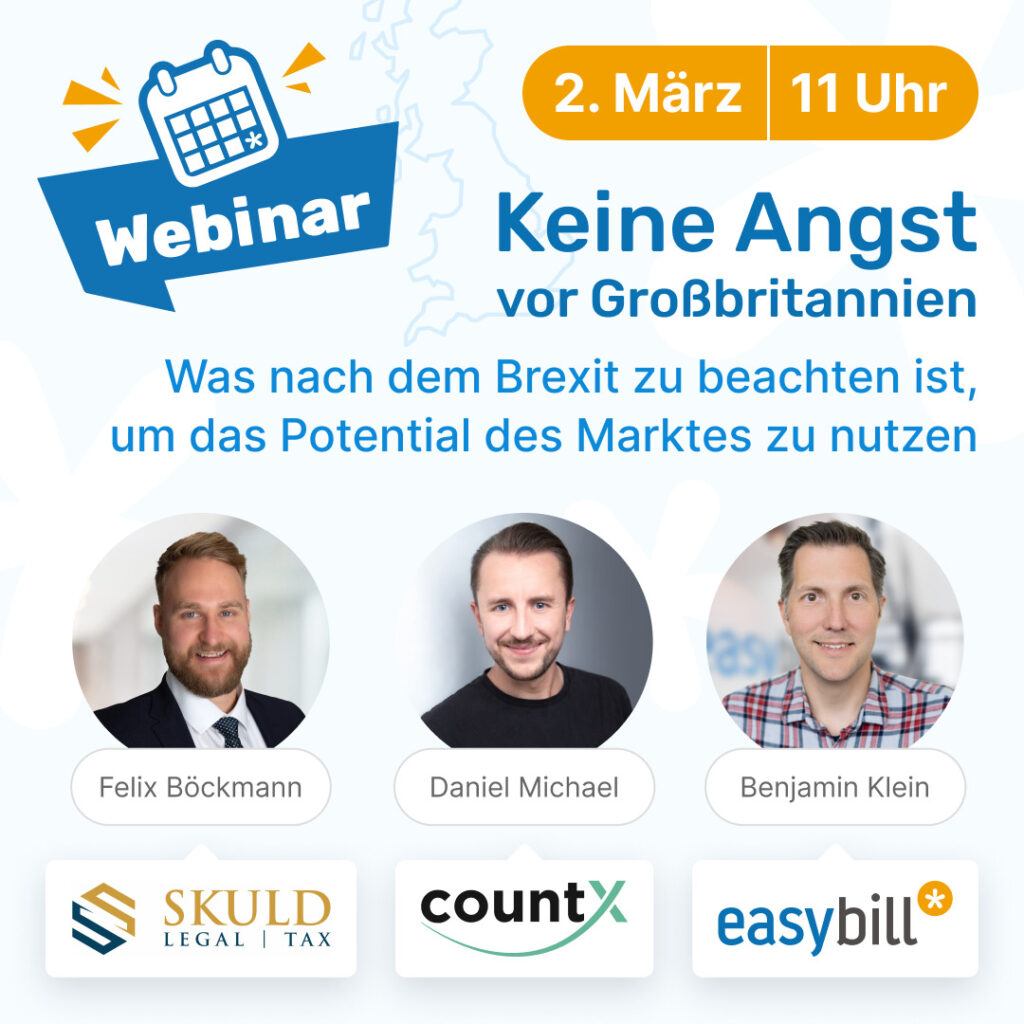 Webinar UK und steuerliche Auswirkungen