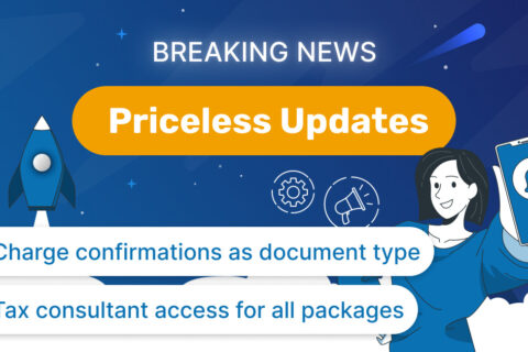 Priceless Updates - Tax Consultant Access and Charge confirmation