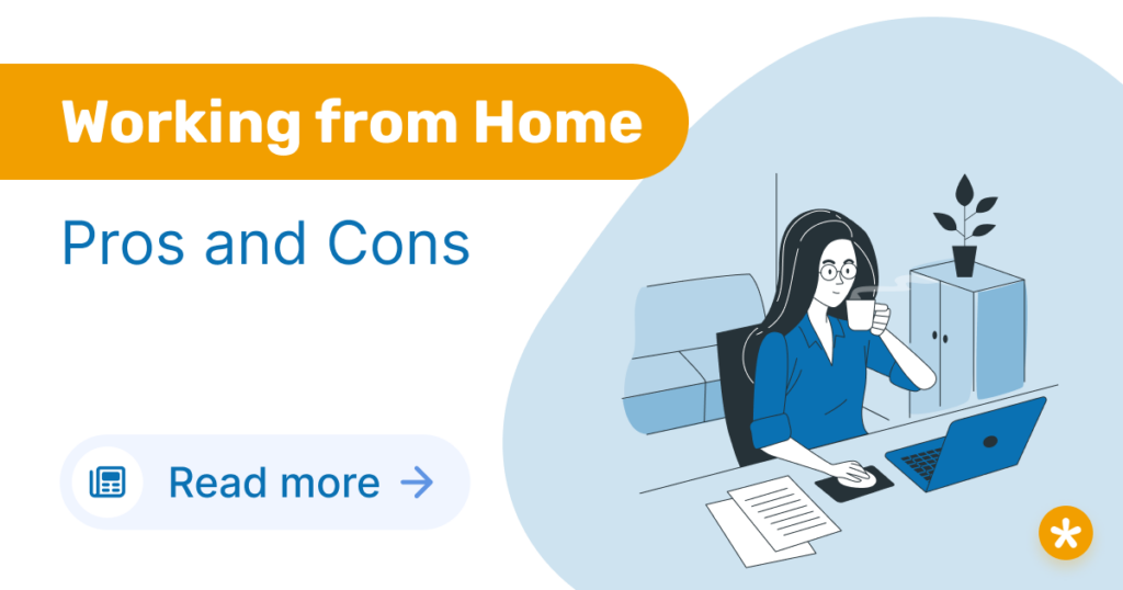 Blog Header for Remote working at home
