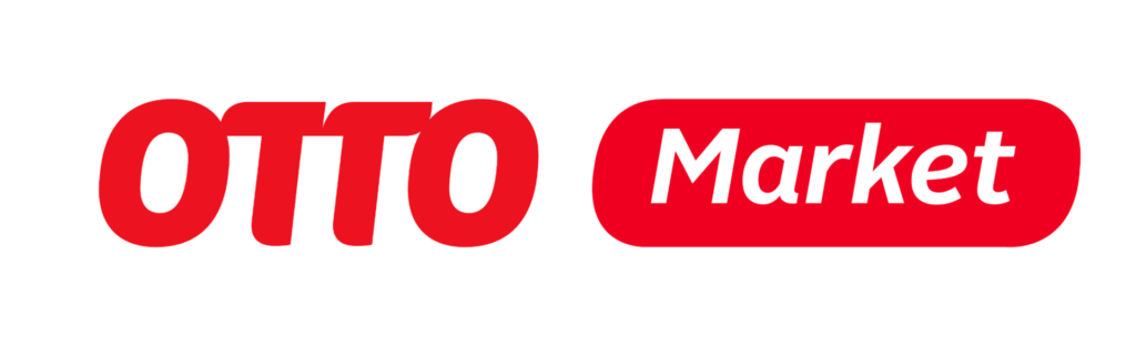 Logo von OTTO market mit roter Schrift auf weißem Hintergrund