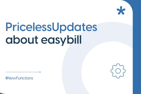 Header pictur for Blog post about priceless updates for easybill 10
