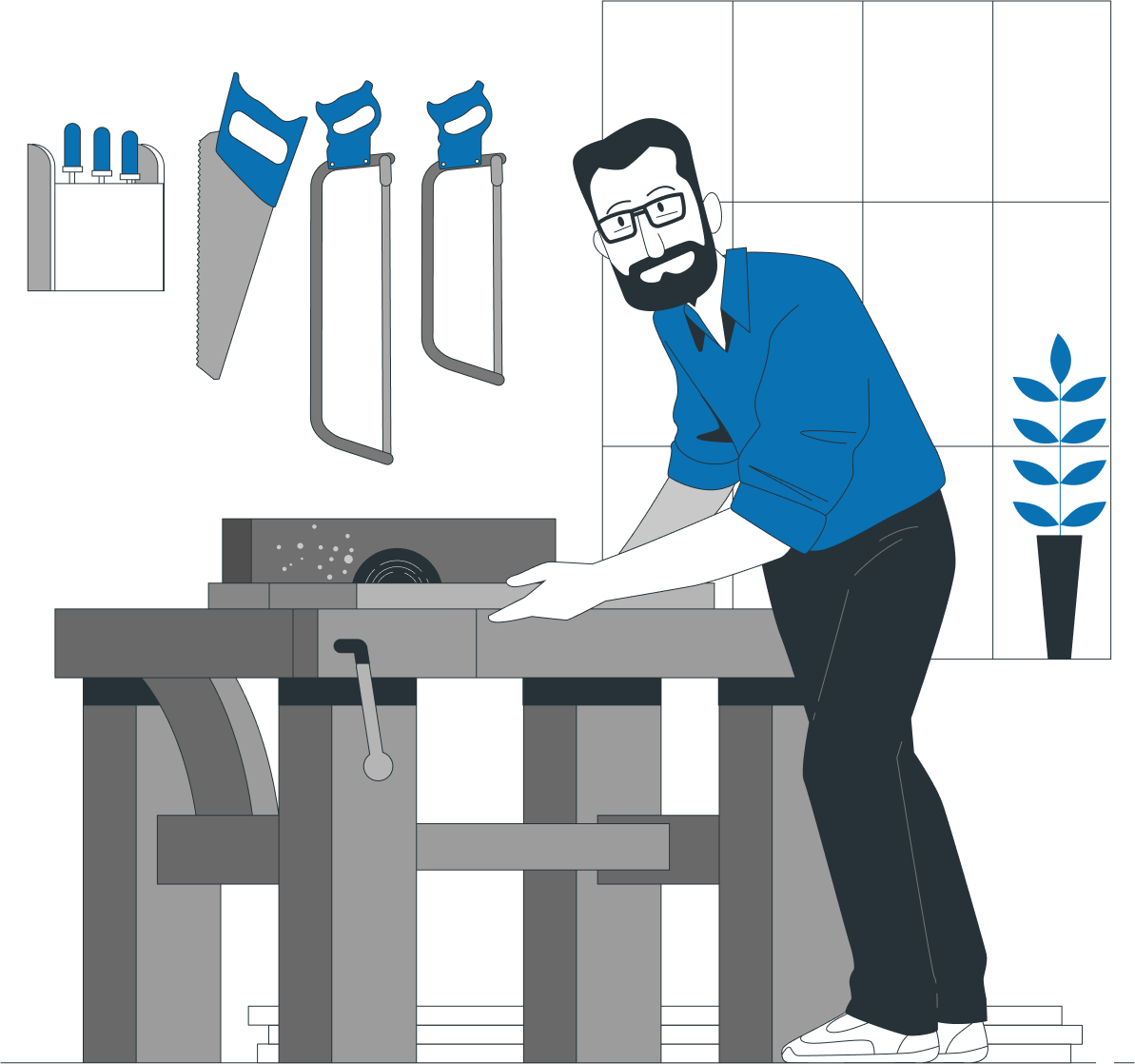 Illustration Handwerker
