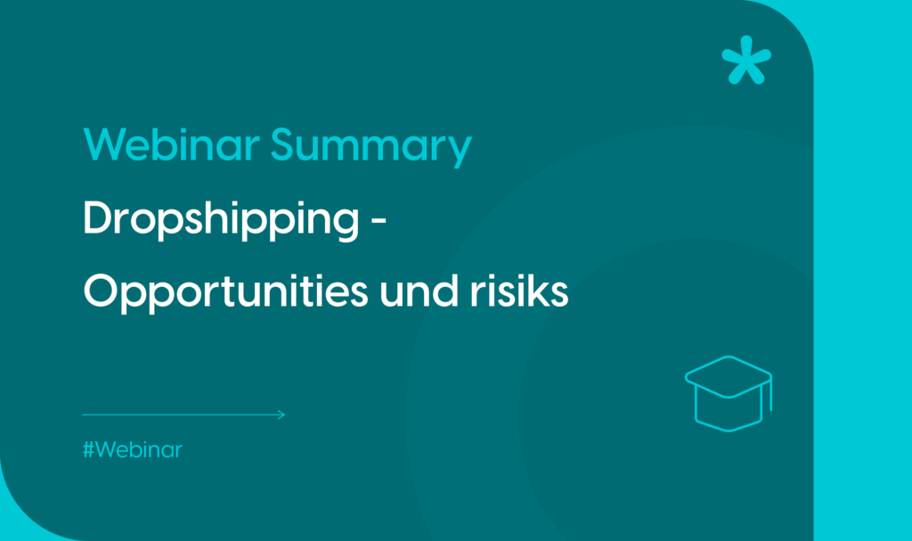 Header picture for summary of webinar about Dropshipping