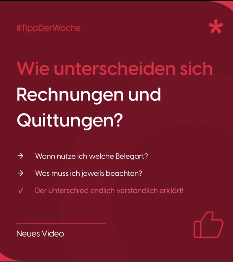 Anleitung zur Unterscheidung von Rechnungen und Quittungen