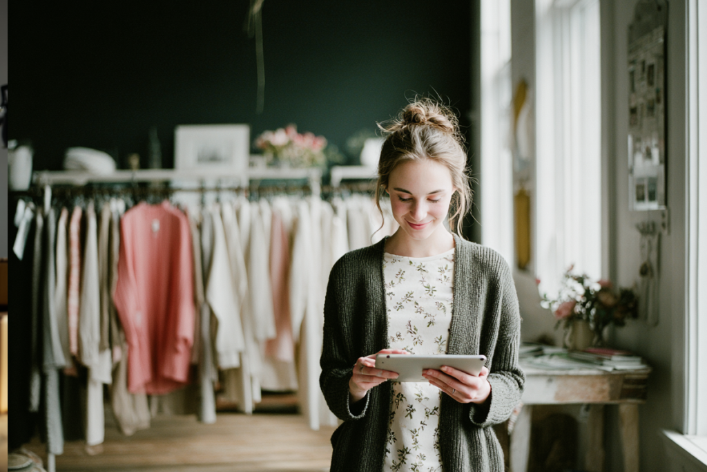 Hood.de Marktplatz auf einem Tablet über die easybill-Schnittstelle