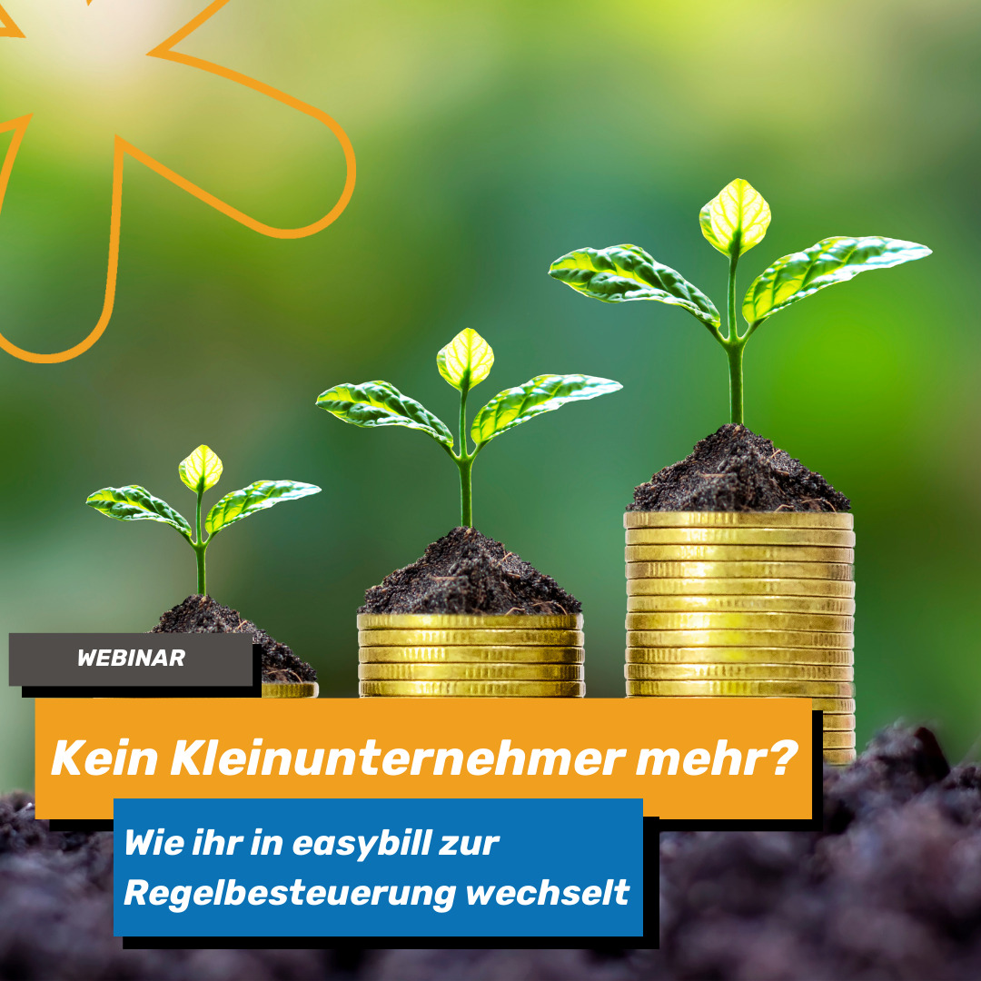 Auszeichnung Webinar KU Umstellung auf Regelbesteuerung