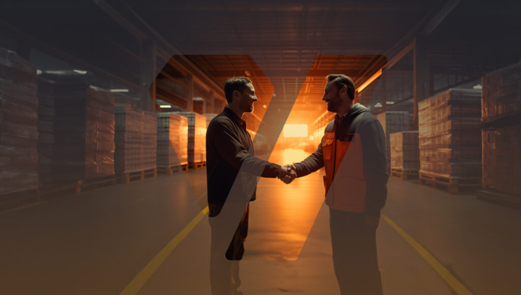 Foto zeigt Handschlag zwischen zwei Männern, die Geschäftspartner sind