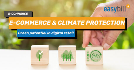 Header image for blog on e-commerce and climate protection