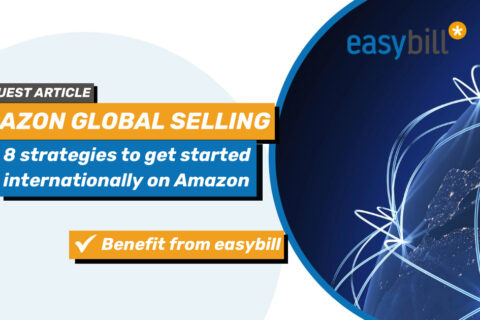 Header image blog: Guest post on 8 strategies for selling internationally on Amazon