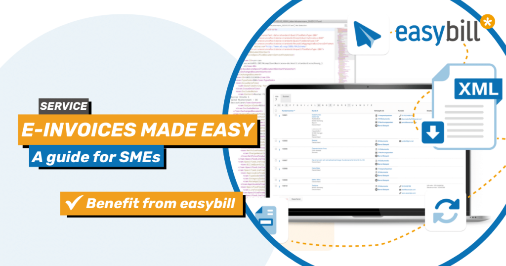 Header image for blog on e-billing - a guide for SMEs