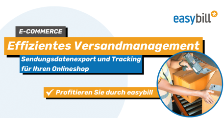 Headerbild für Blogbeitrag zum Thema optimiertes Versandmanagement fuer Onlineshops