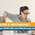 Headerbild für Blogbeitrag zum Thema E-Rechnung und E-Rechnungsformate