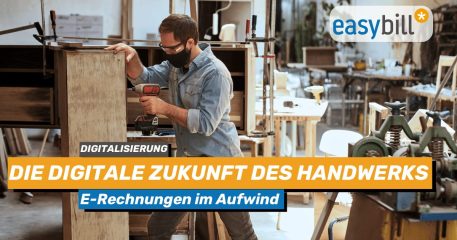 Headerbild für Blogbeitrag zum Thema E-Rechnung für Handwerker