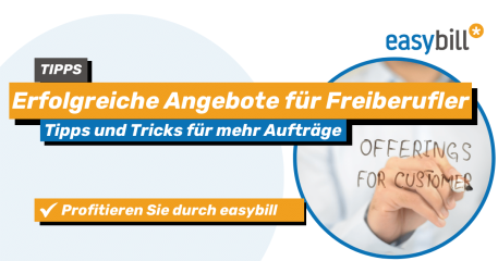 Titelbilder für Blogbeitrag zum Thema Angebote für Freiberufler
