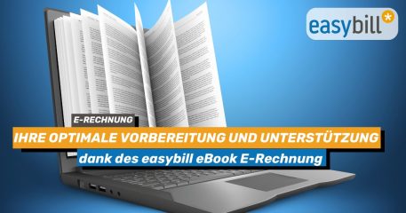 Headerbild zum Blogbeitrag Thema E-Rechnung eBook easybill