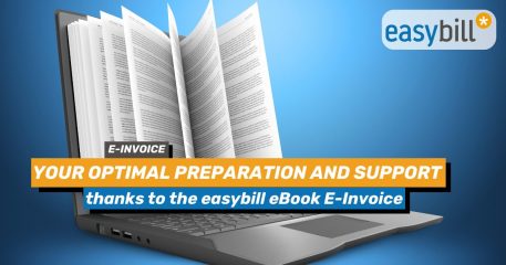 Header image for the blog post topic e-bill eBook easybill