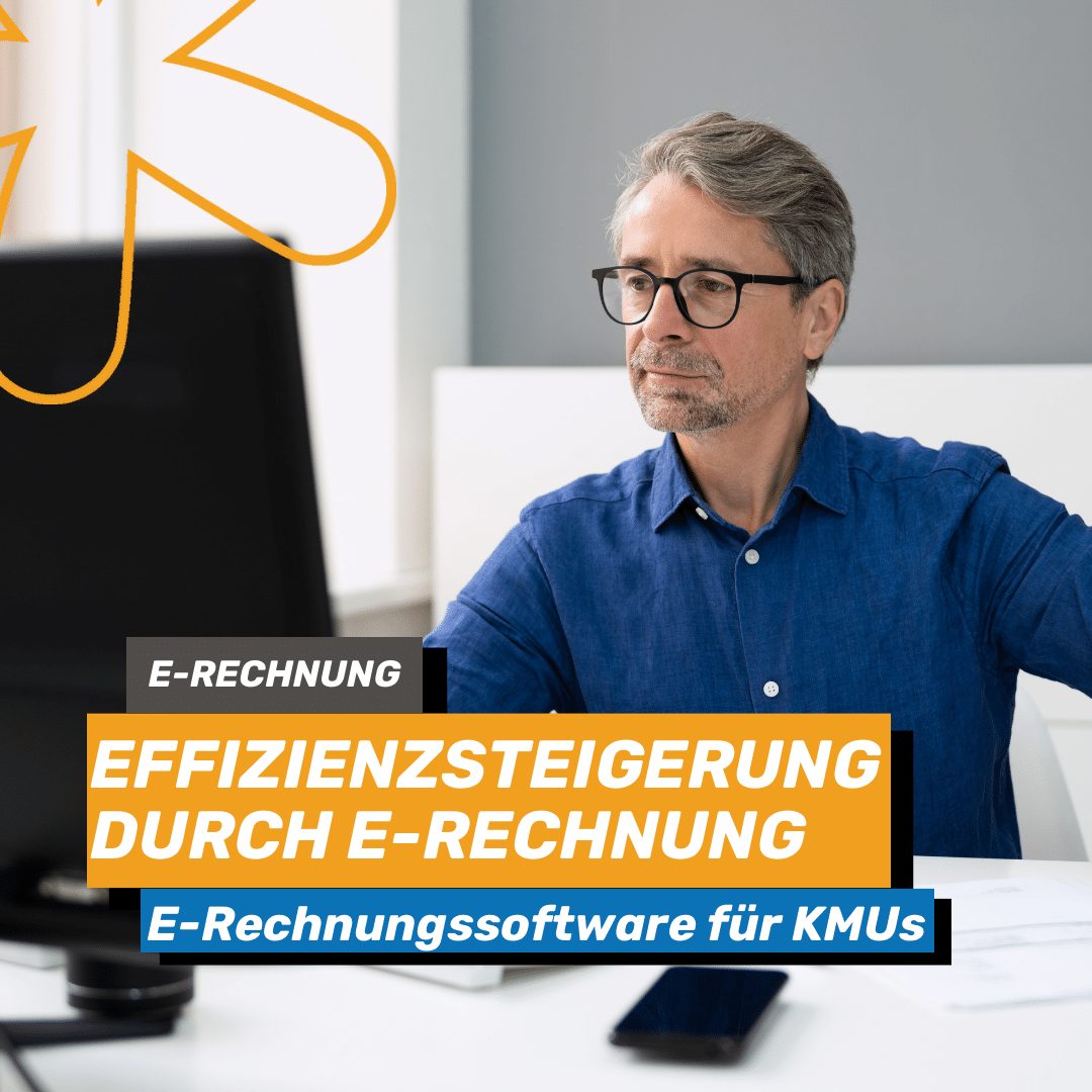 Mann sitzt an Schreibtisch vor seinem Computer, rechts daneben ein großer Papierstapel