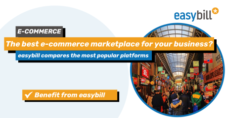 Header image for blog post, topic comparison of e-commerce marketplaces in Germany