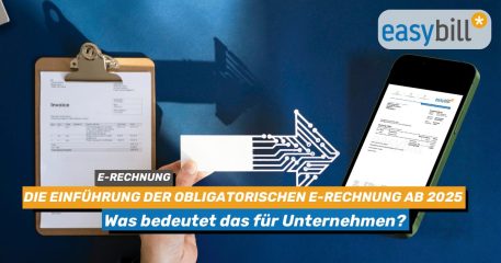 Headerbild für Blogbeitrag zum Thema obligatorische E-Rechnung und Bedeutung