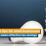 Header image for blog post about small businesses and tax-saving tips