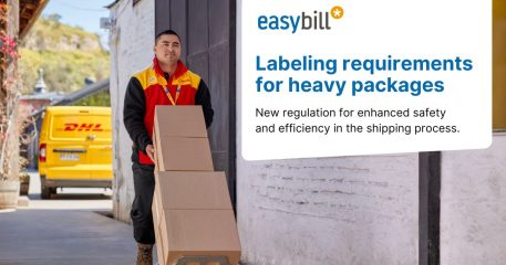 Labelling requirements for heavy packages