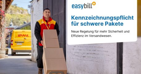 Kennzeichnungspflicht für schwere Pakete