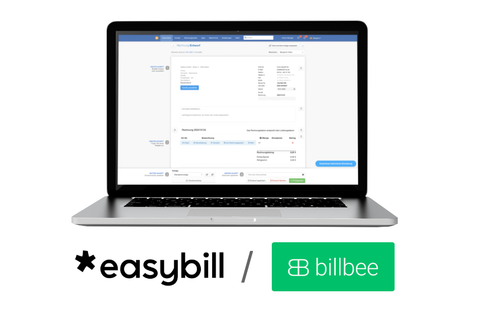 Vergleich easybill billbee