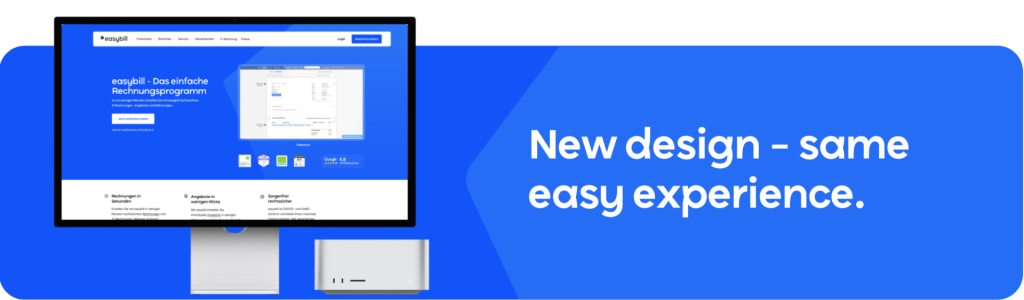 easybill new design