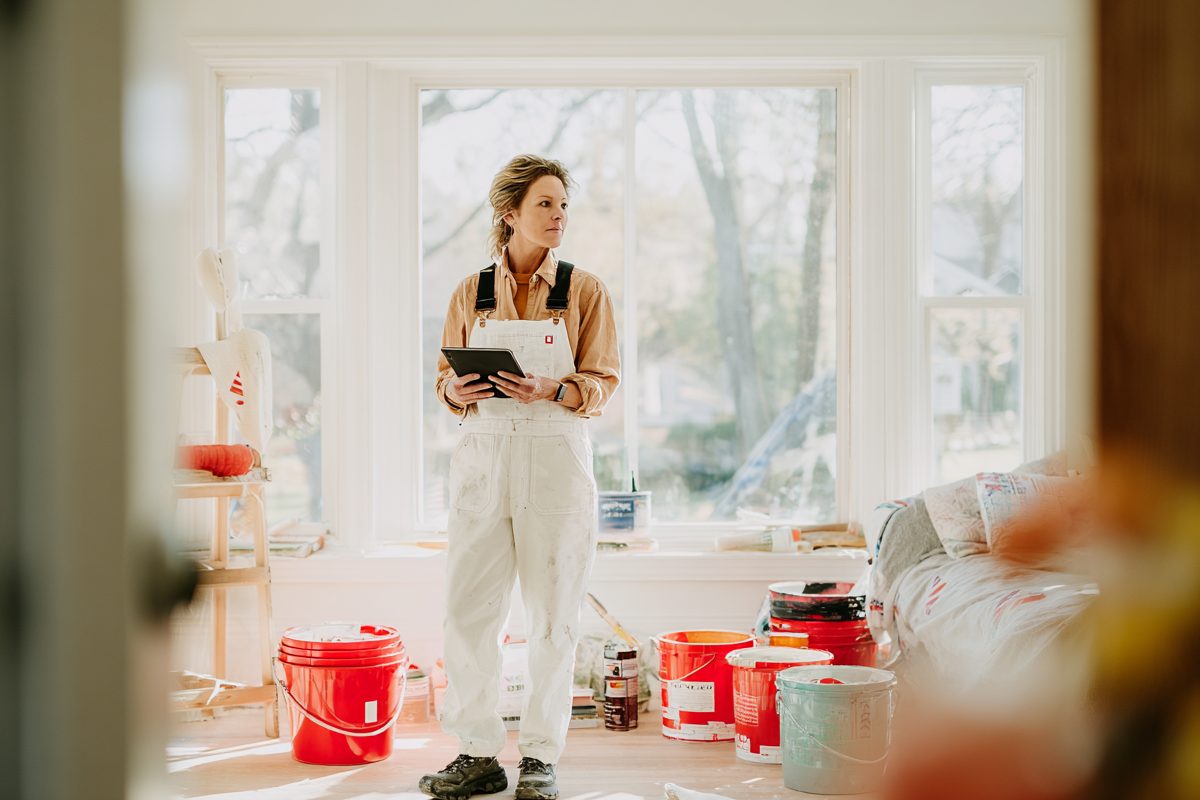 Handwerkerin Malerin