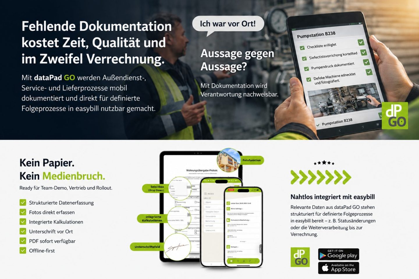 dataPad & easybill